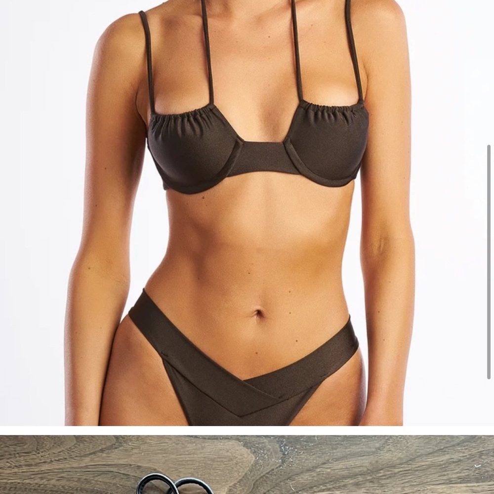JANTHEE Berlin Bronze V Bikini Bottoms M